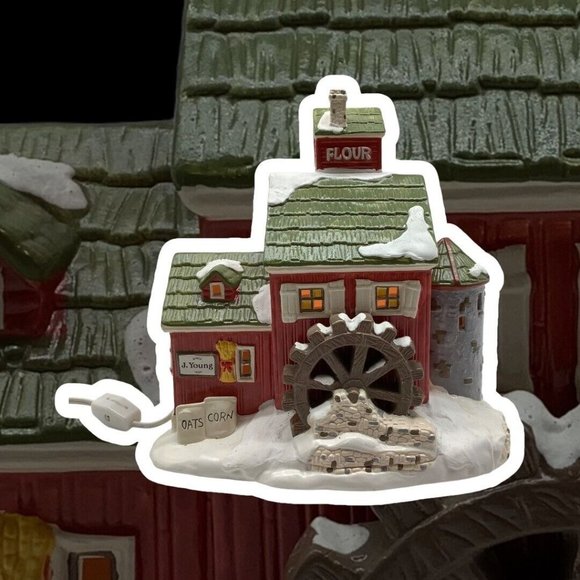 Dept. 56 J. Young's Granary Porcelain House - Picture 16 of 16